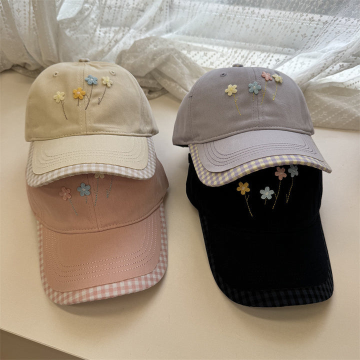 Kvinnebrodert blomstret baseballcap Skanto 1783922357