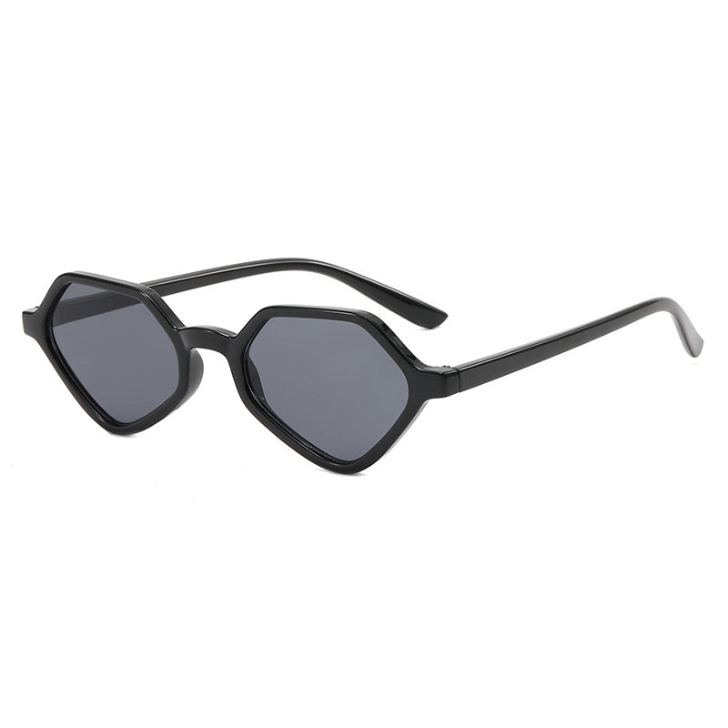 Dame Geometrisk Design-solbrille med speilte glass Skanto