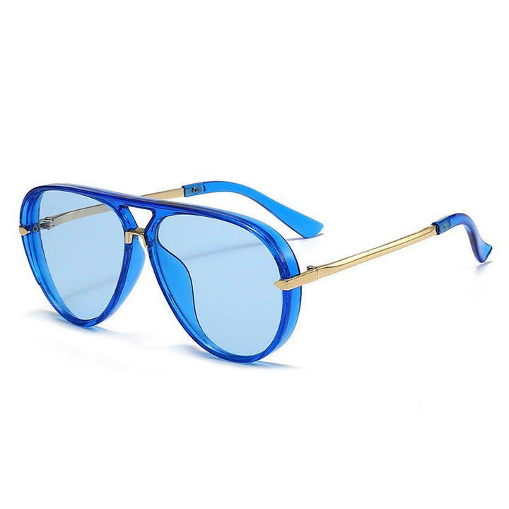 Dame pilot-solbrille med moderne metallramme og UV-beskyttelse Skanto