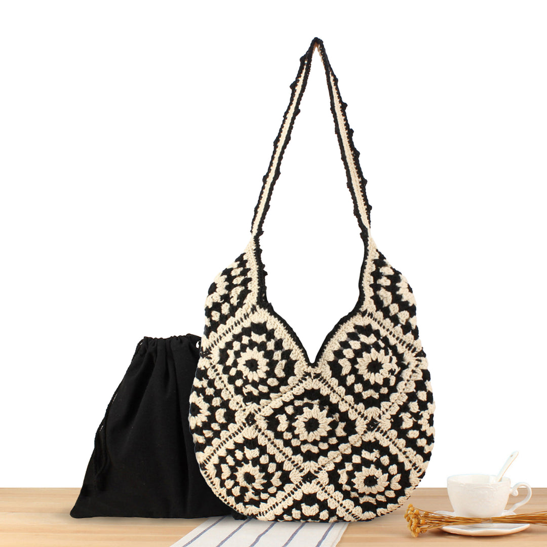 Handbag in modern crochet pattern Skanto