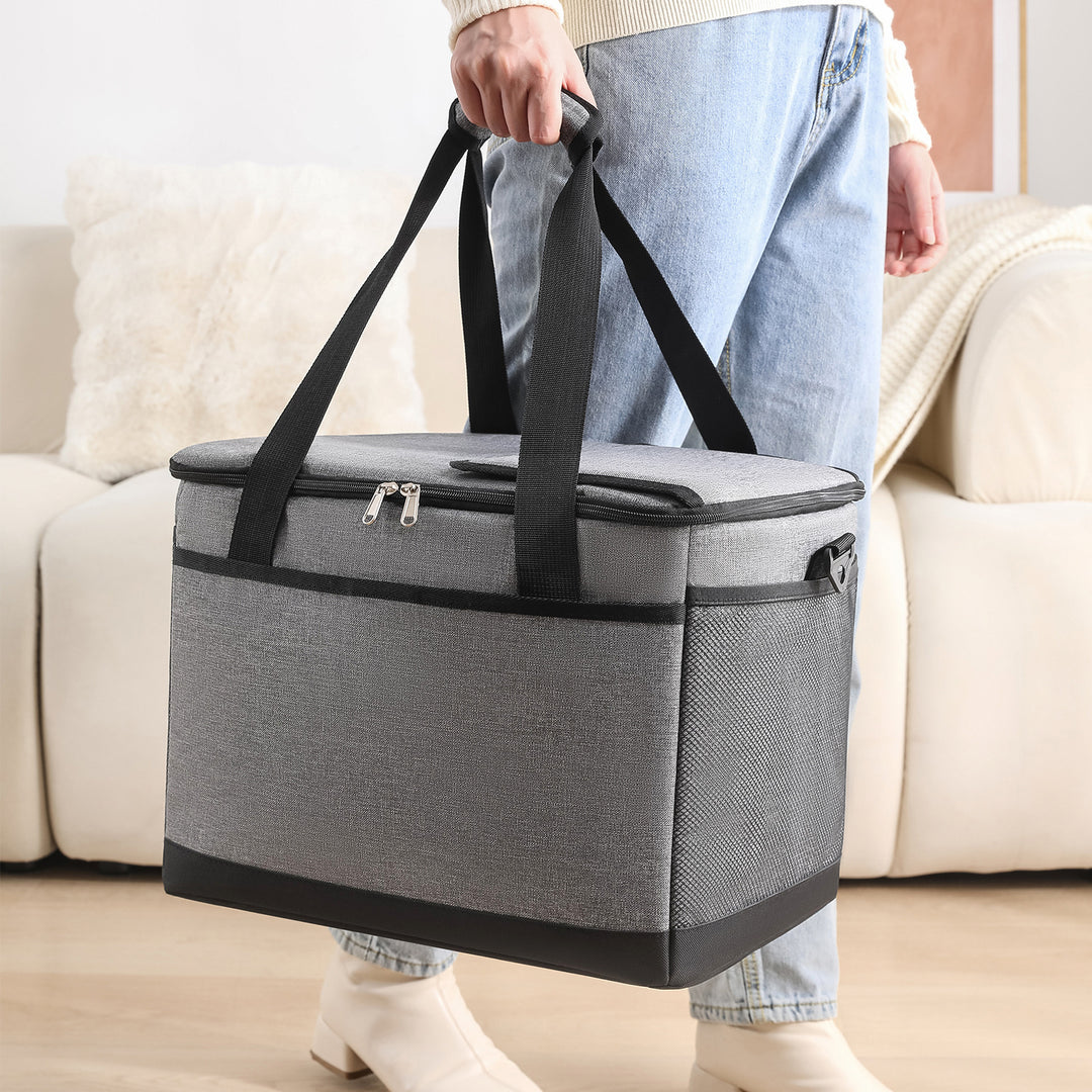Damer isolert kjøle- og handlebag med robust bæresystem Skanto