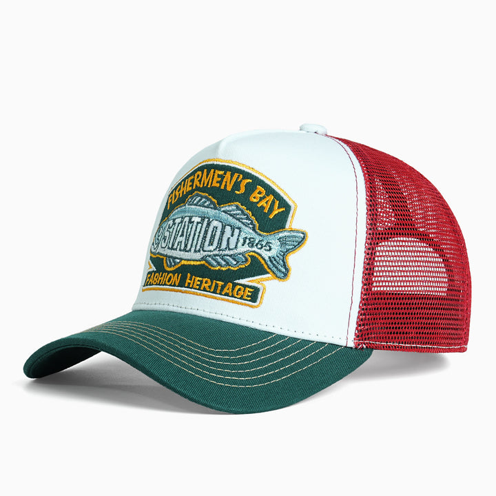 Dame Trucker Cap med fremragende broderidesign Skanto