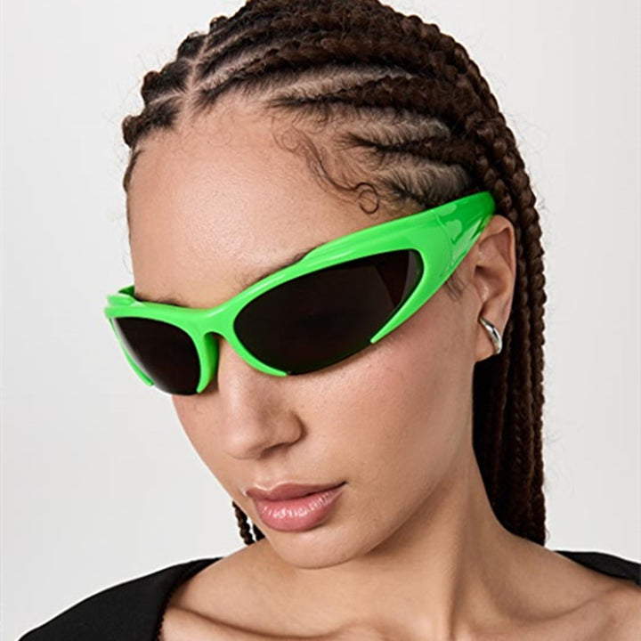 Dame Sporty UV-beskyttende solbrille med aerodynamisk design Skanto