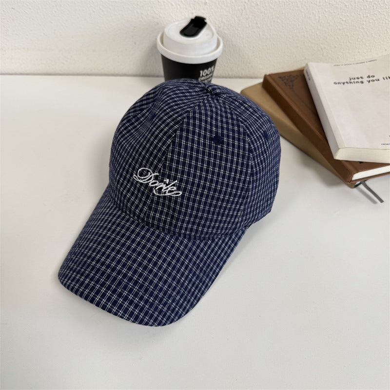 Herre Casual Rutet Baseball Caps Skanto