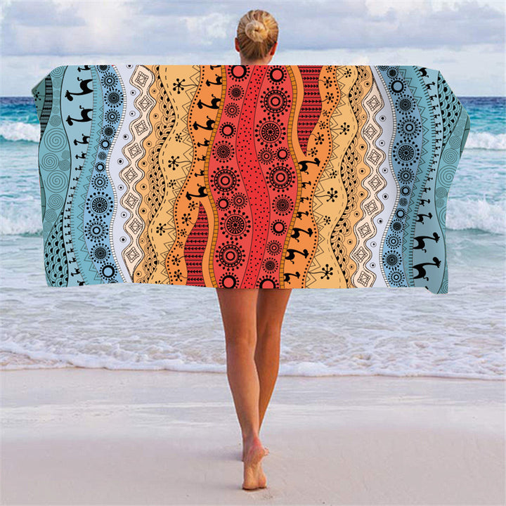 Strandhåndkle med kreativt dollar-design Skanto