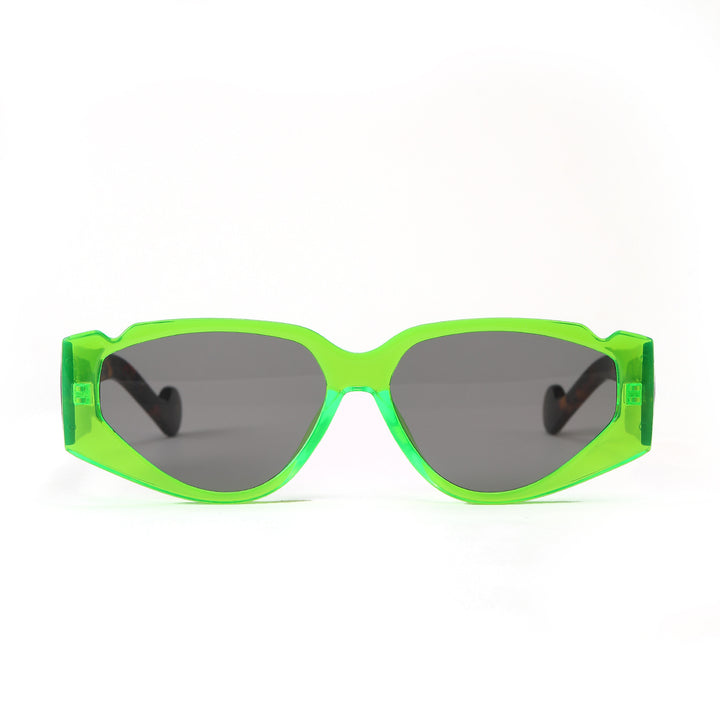 Dame Fashion-solbrille med innovativ ramme og beskyttende UV-beskyttelse Skanto