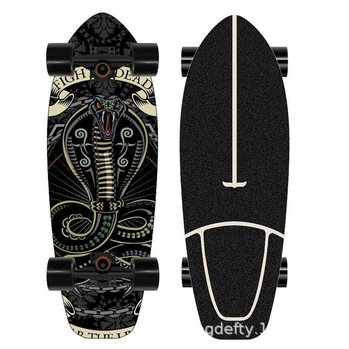 Kunstnerisk Løve Design Skateboard Skanto