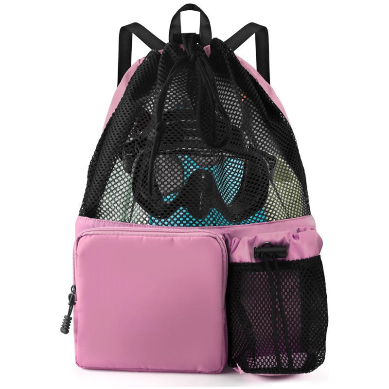 Sporty mesh backpack with insulated side pocket Skanto