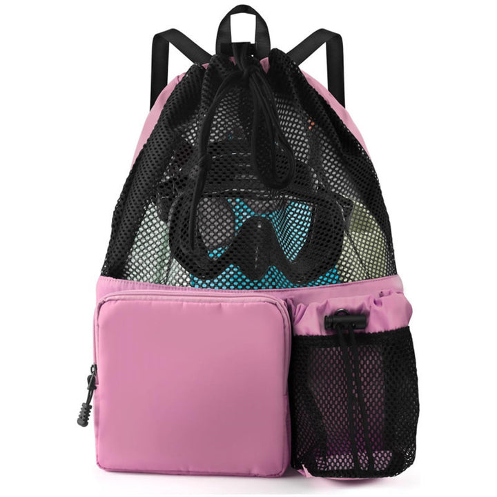 Sporty mesh backpack with insulated side pocket Skanto