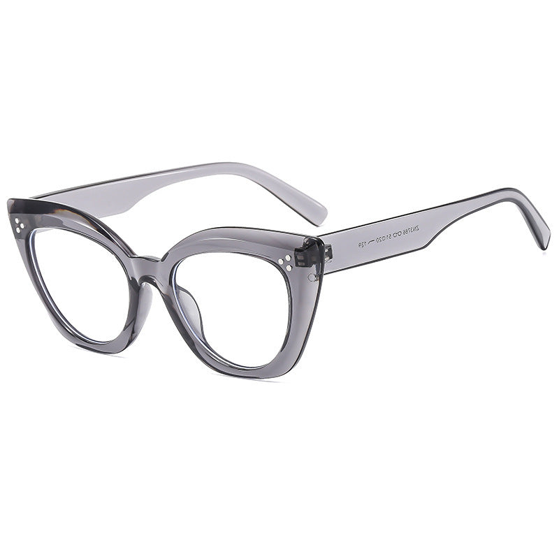 Dame Cat-Eye solbriller med luksuriøse detaljer Skanto