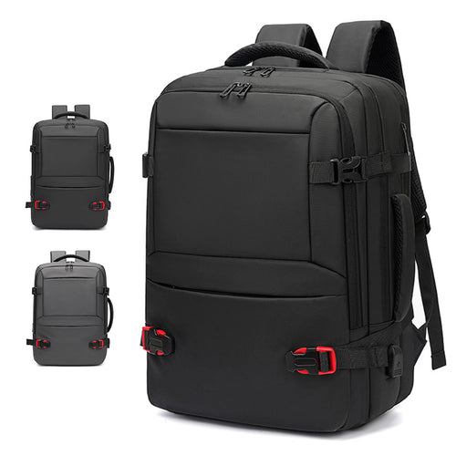 Multi-Funksjonell Laptop-Ryggsekk med Vannavvisende Design og Ergonomiske Bæreremmer Skanto
