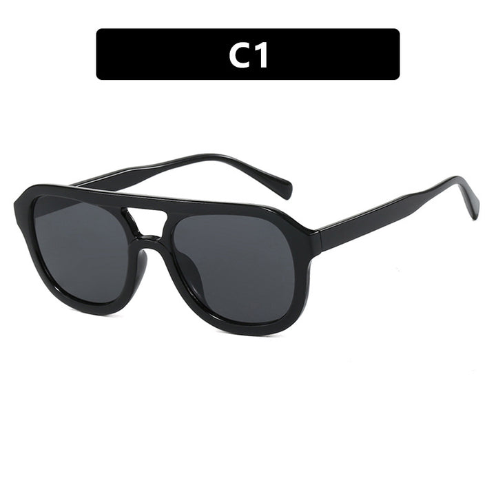 Dame modisch sport solbrille med bred, fleksibel ramme Skanto