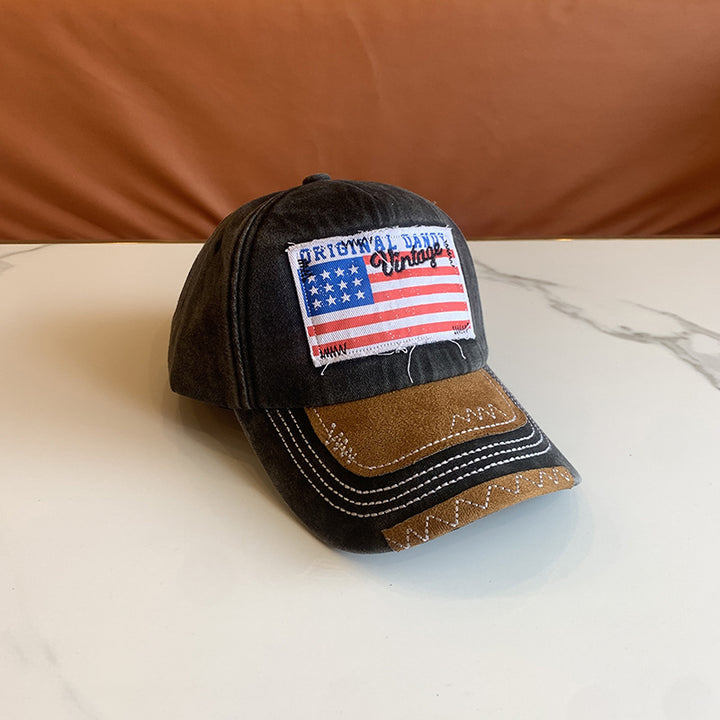 Kvinne Vintage-inspirert slitt baseball cap Skanto