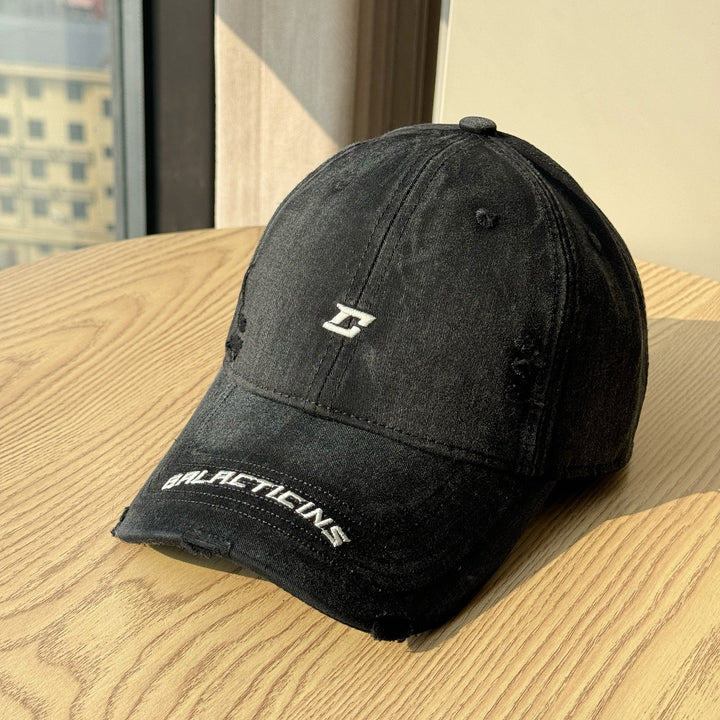 Herre Slitt Denim Baseball Caps Skanto