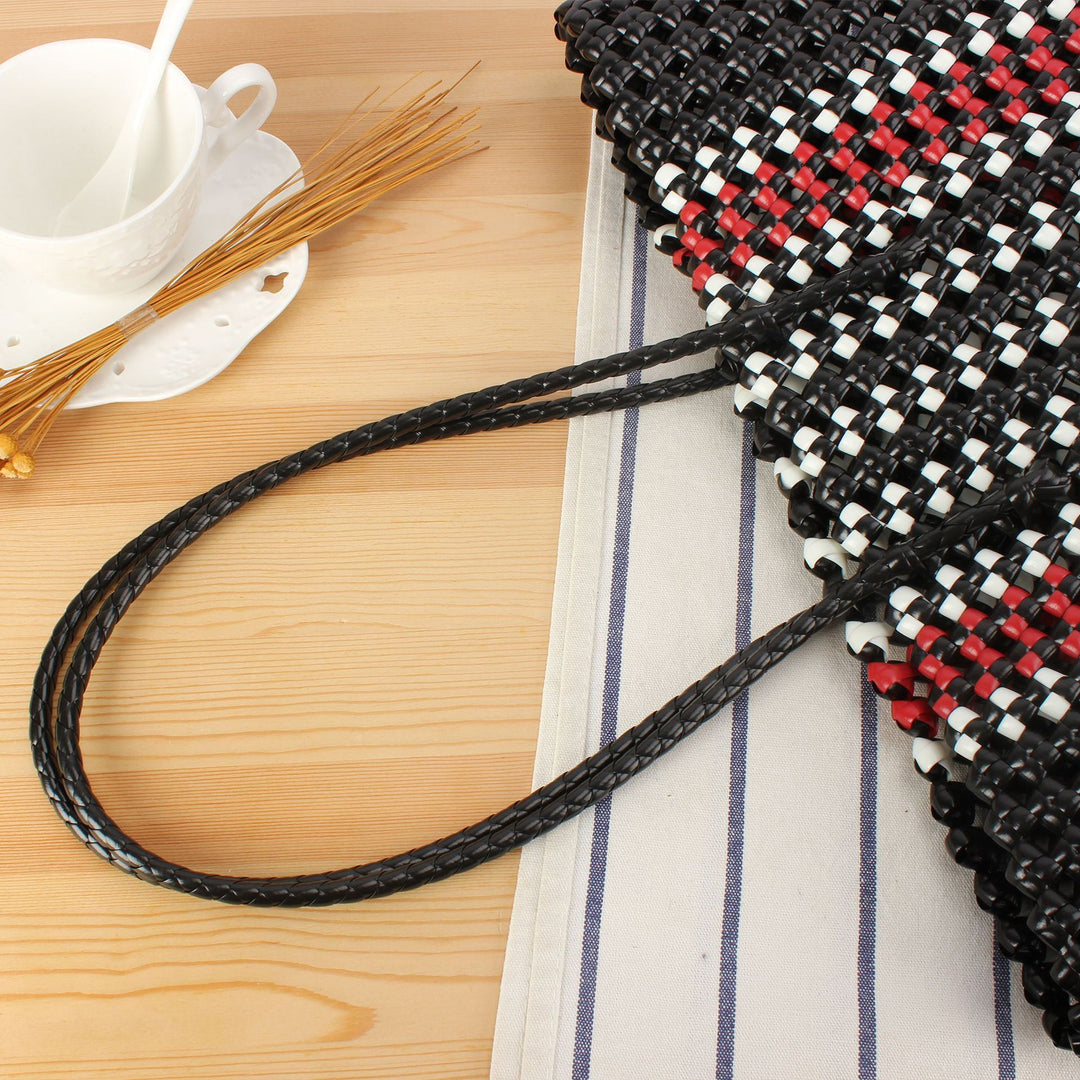 Tote bag in robust woven material with stylish colored accents Skanto