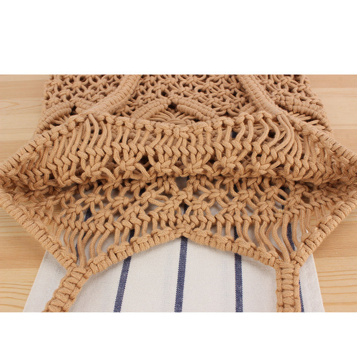 Hand-knotted Macrame Tote Bag Skanto