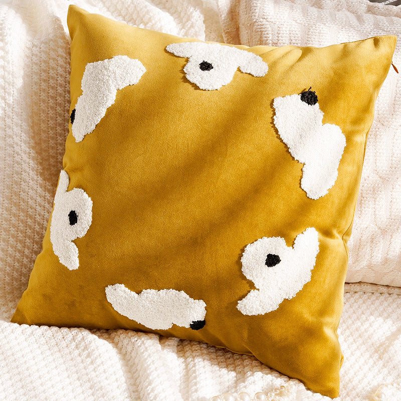 Damer Strukturert Putetrekk med Elegant Stripet Design Skanto