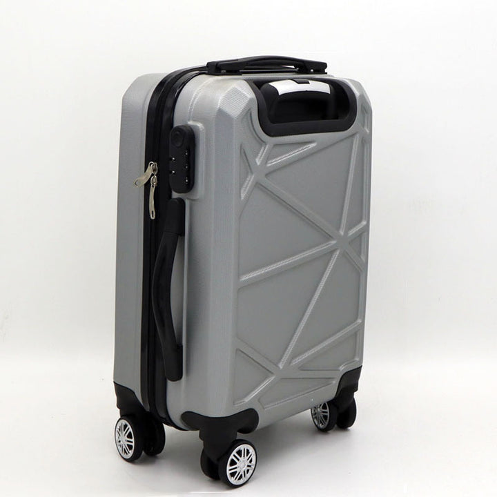 Unisex Geometrisk Hard Shell Spinner Koffert Skanto