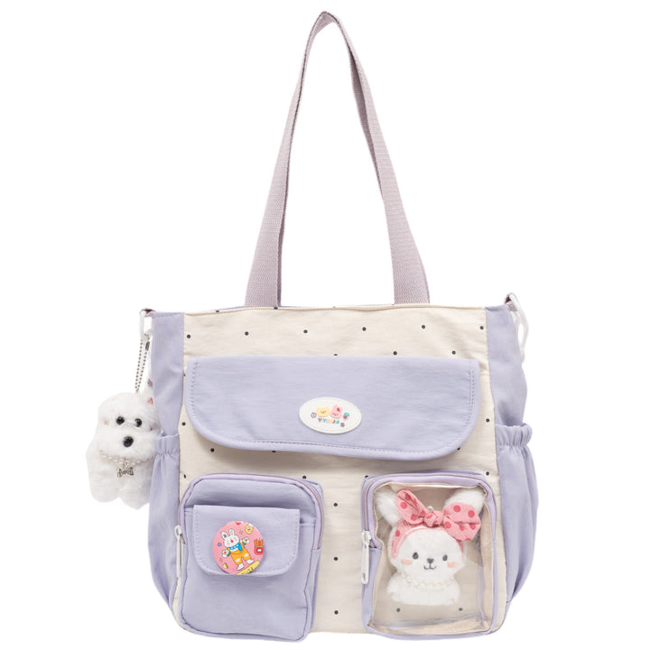 Multi-lomme casual tote bag Skanto