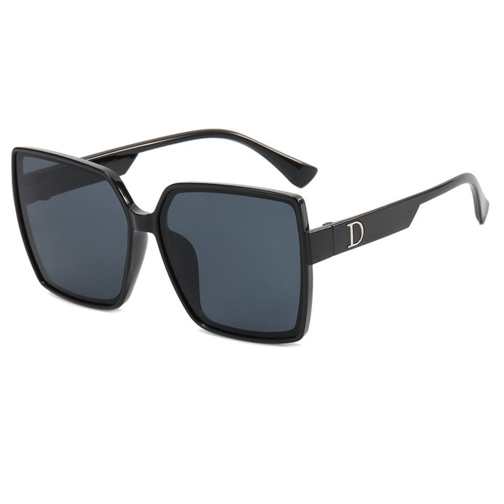 Dame Oversized-solbrille med stilig ramme Skanto