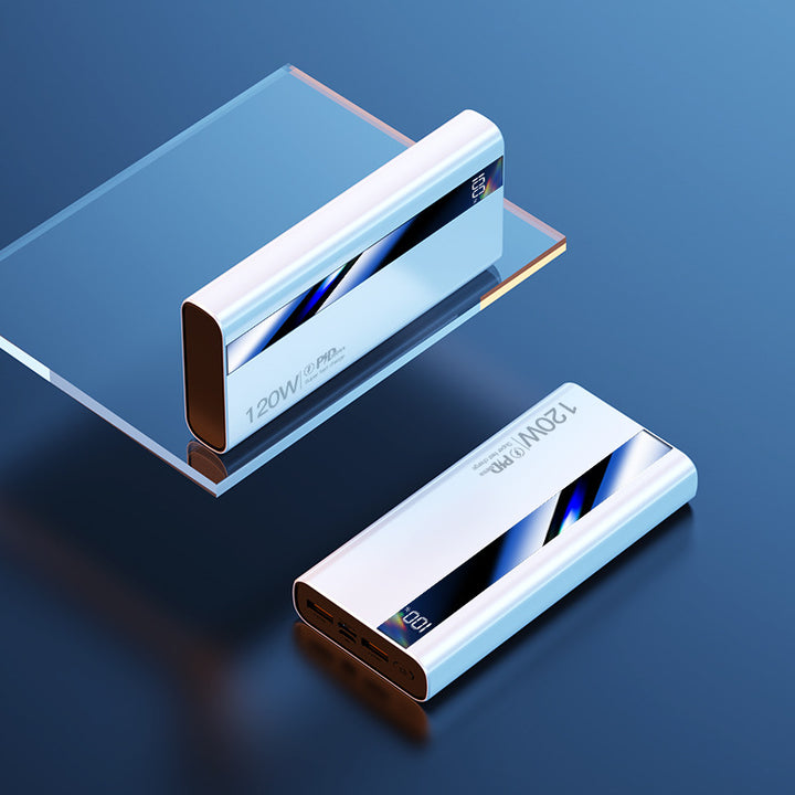 Høyytelses powerbank med digital LED-skjerm og hurtigladingsfunksjon Skanto