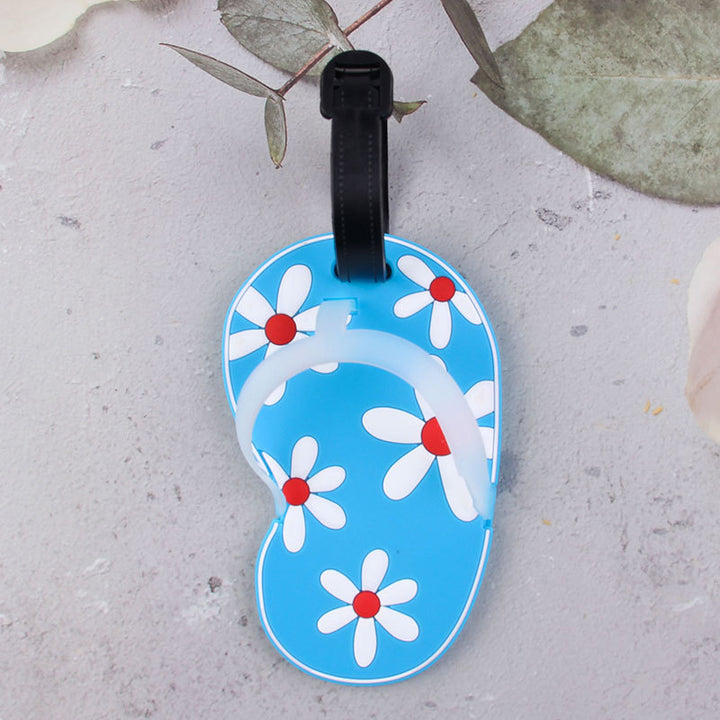 Morsom blomstret bagasjelapp Skanto