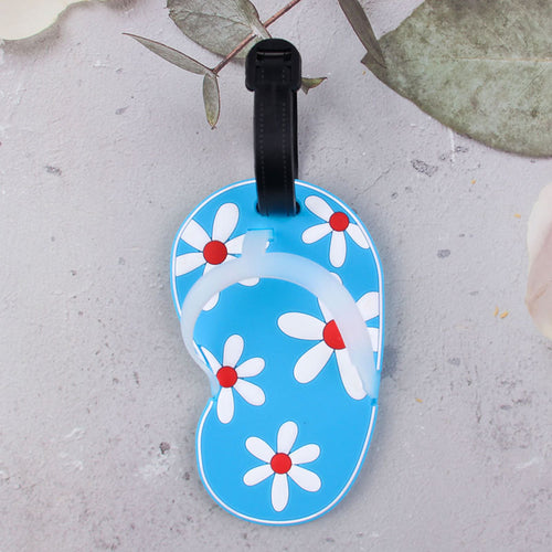 Morsom blomstret bagasjelapp Skanto