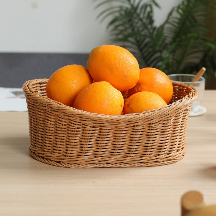 Unisex Elegant oval oppbevaringskurv laget av naturlige materialer Skanto