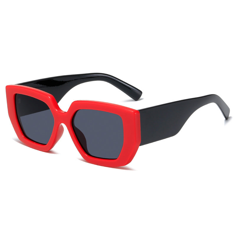Damer Ekstravagant Geometrisk Solbrille Skanto