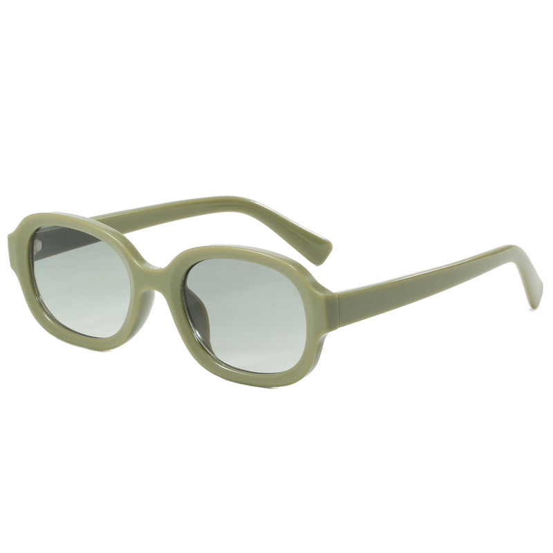 Dame moteriktig geometrisk solbrille med UV-beskyttelse Skanto