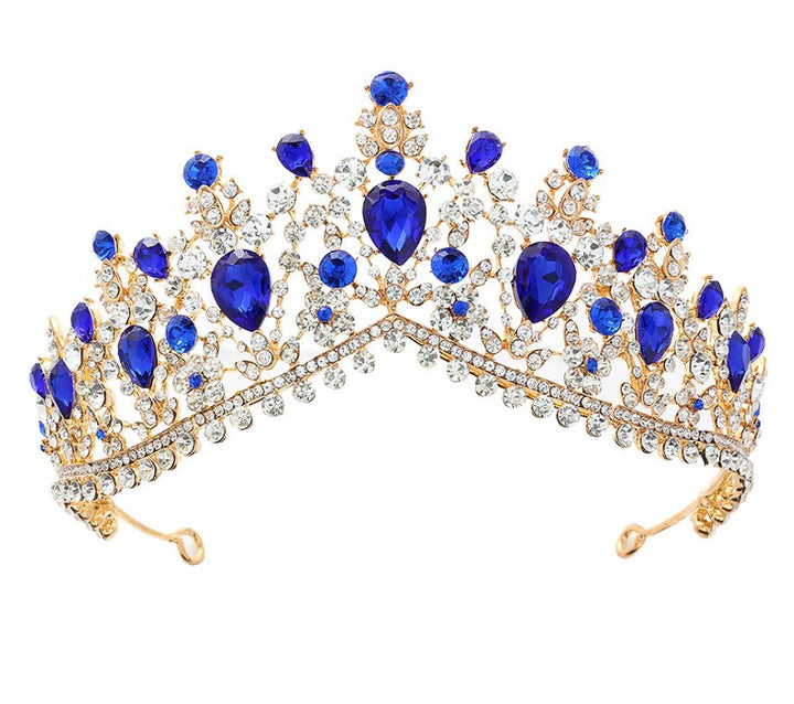 Damer Glamourøs Tiara med Strass- og Krystallpynt Skanto