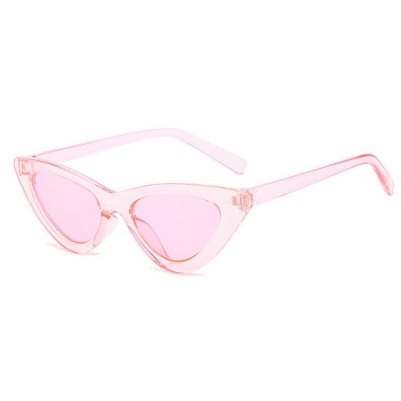 Dame Cat-Eye solbriller med elegant skjellmønster Skanto