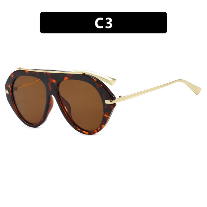 Dame solbrille i elegant heksagon-design Skanto