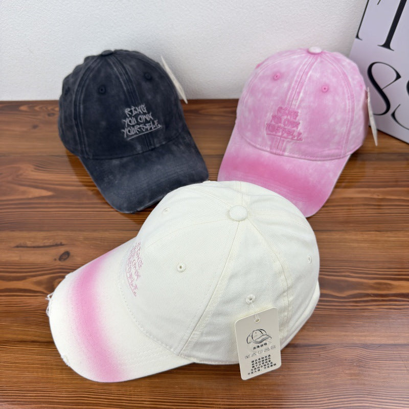 Kvinne's Slitt Motiverende Baseball Cap Skanto