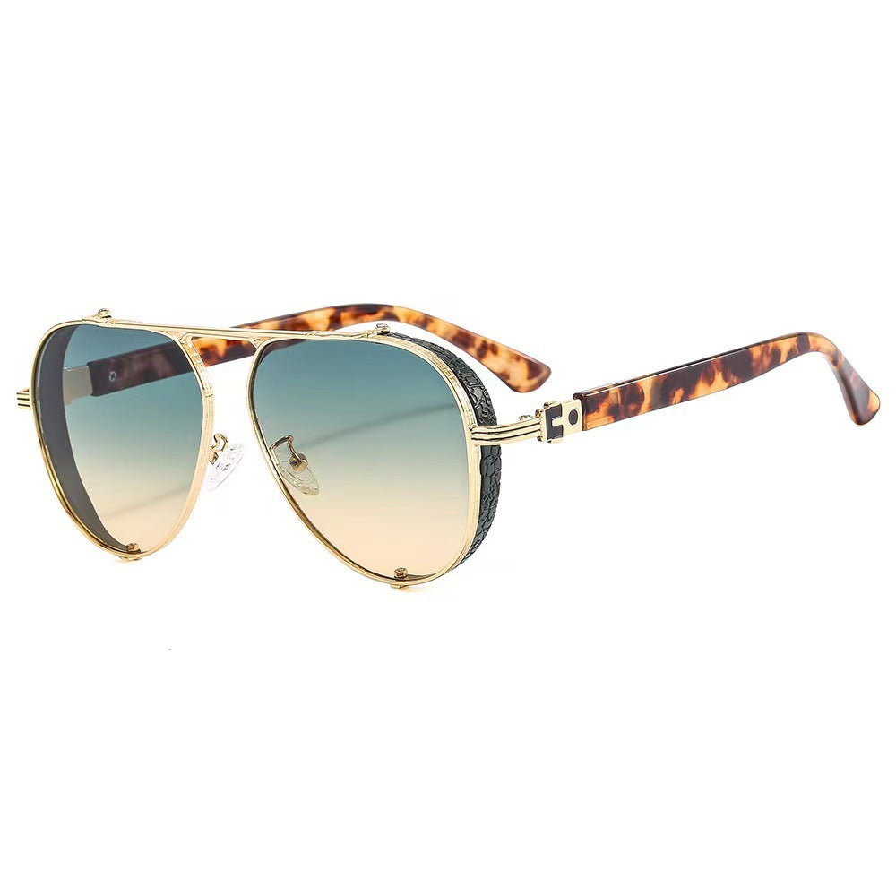 Dame moteriktig solbrille med innovativ retro-futuristisk design Skanto