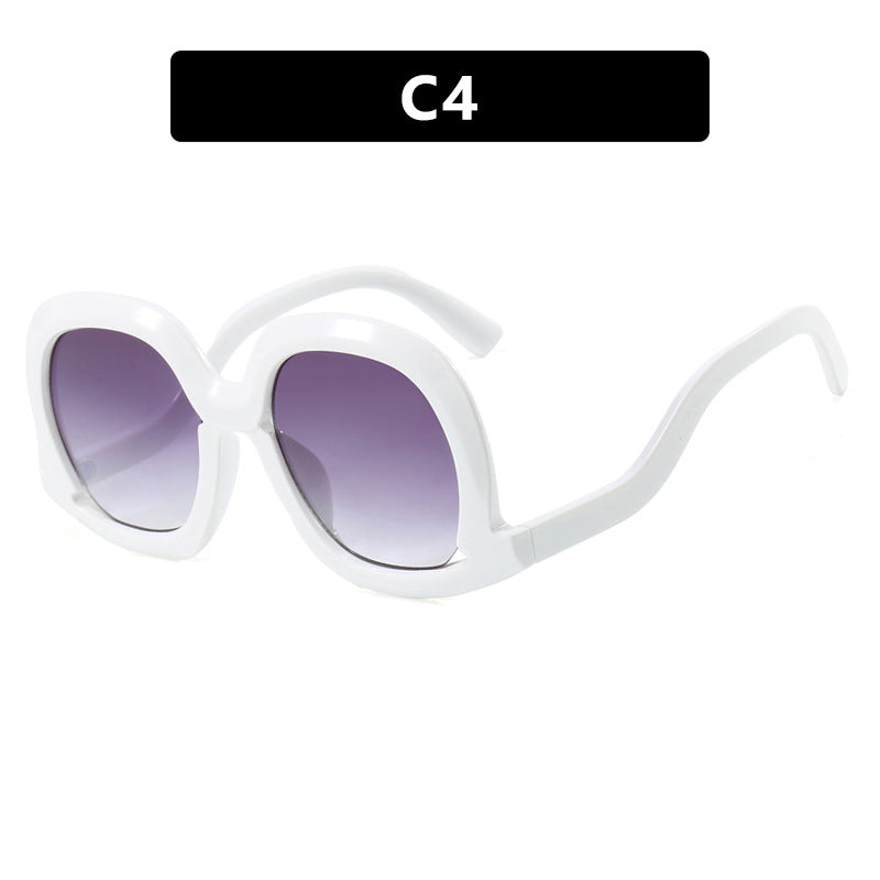 Dame oversized solbrille med moderne design Skanto