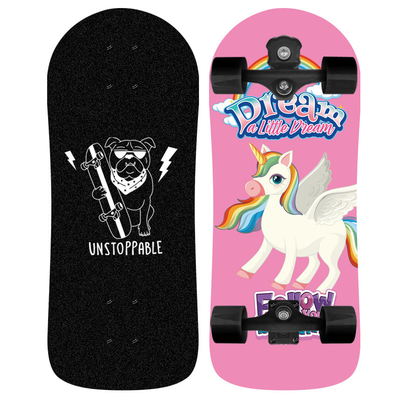 Unicorn-tema Grafisk Skateboard Skanto