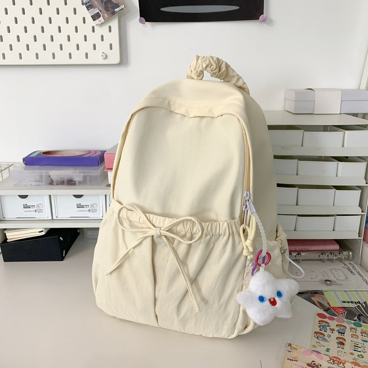 Lett Casual Drawstring Skole Ryggsekk