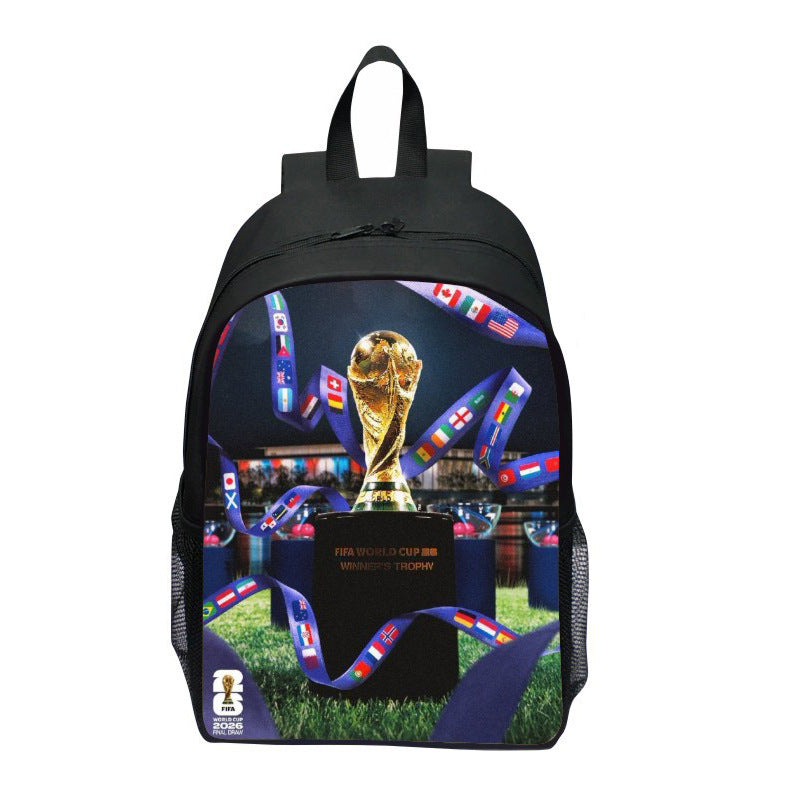 Sporty ryggsekk med Wm-trofé design Skanto