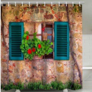 Blomstermotiv-inspirert dusjforheng Skanto