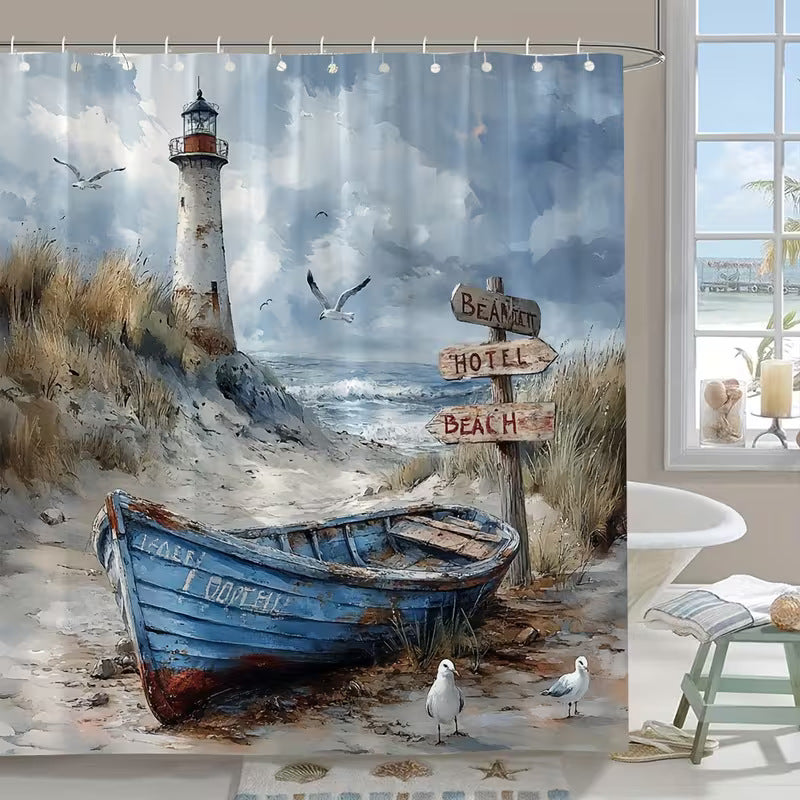 Coastal Scene Dusjforheng Skanto