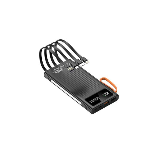 Bærbar powerbank med LCD-skjerm og hurtigladingsfunksjon Skanto