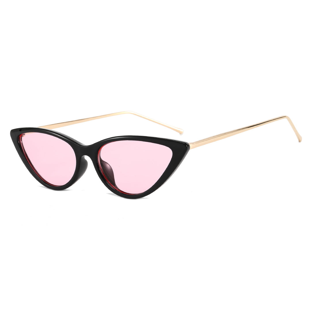 Dame Cat-Eye solbriller med moderne ramme og UV-beskyttelse Skanto