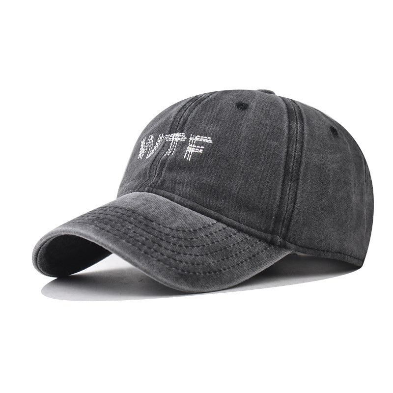 Kvinne Casual Slitt Denim Baseball Caps Skanto