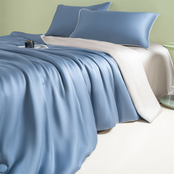 Damer Exquisite Satin Sengeteppe Skanto