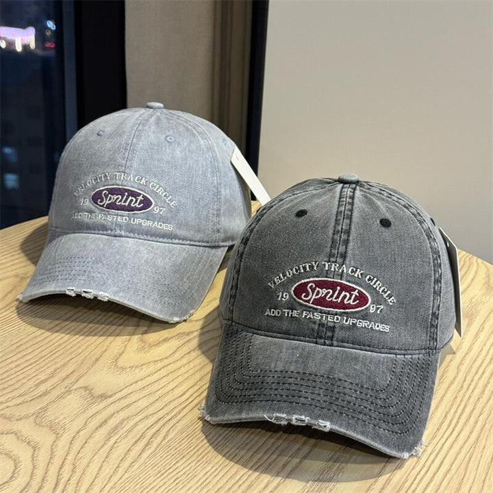 Herre Casual Vintage Brodert Baseballcaps Skanto