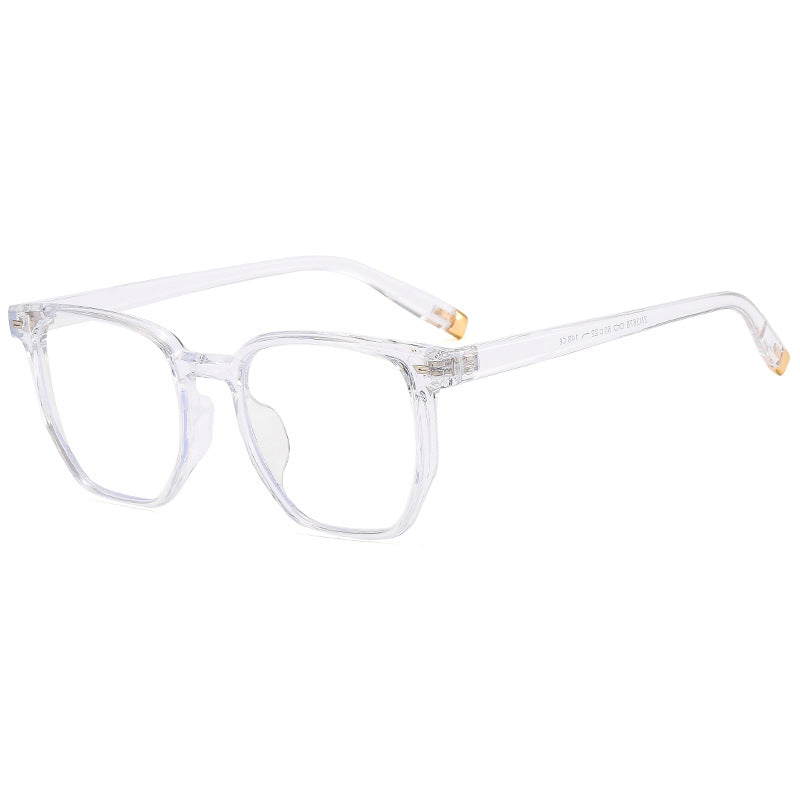 Dame moteriktig transparent solbrille i elegant hexagon-design Skanto