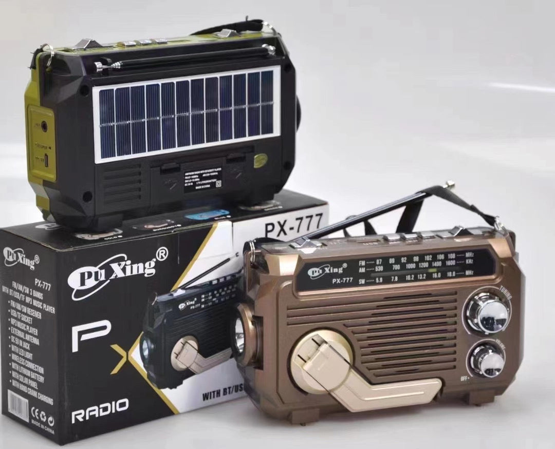 Solenergidrevet radio for camping | Skanto