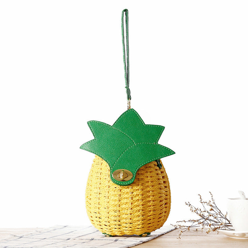 Kreativ Kurvveske I Ananas-design Skanto