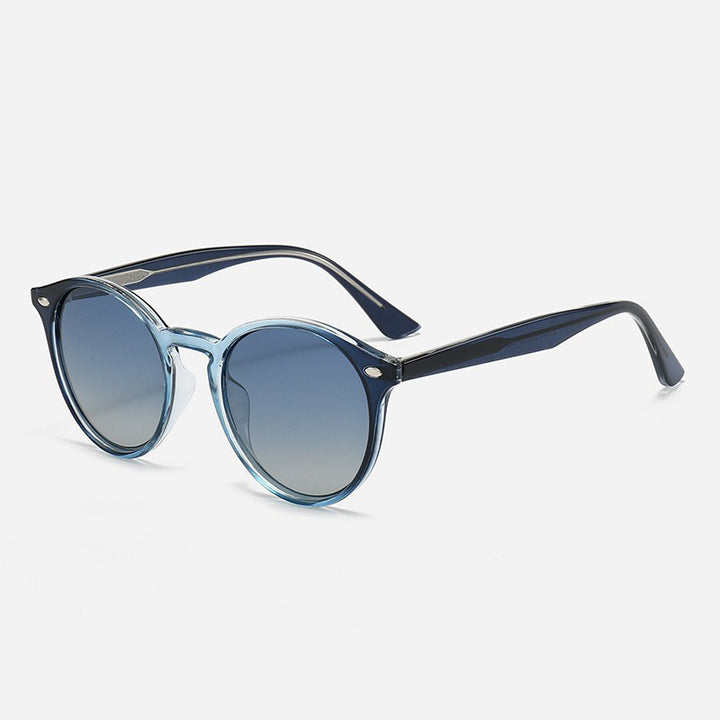 Dame Stilfull rund solbrille Skanto